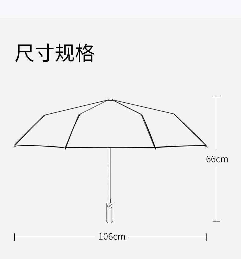 雨傘尺寸圖