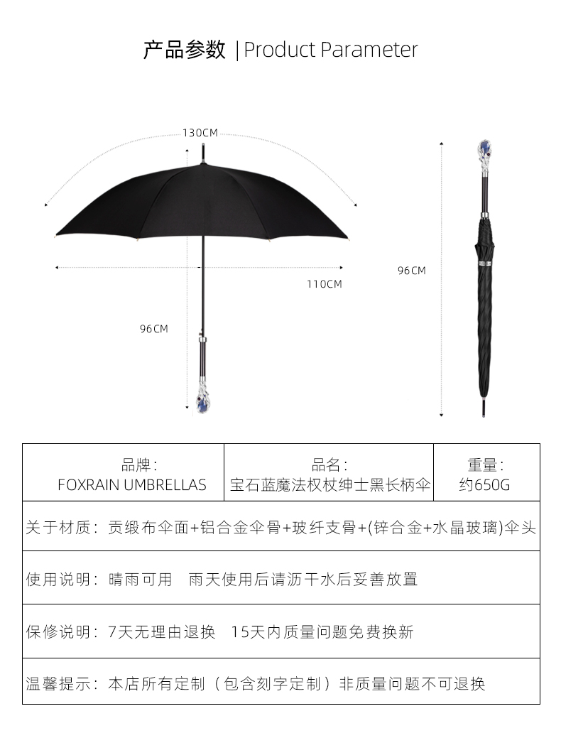 雨傘尺寸圖