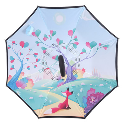 數碼印卡通兒童反向傘