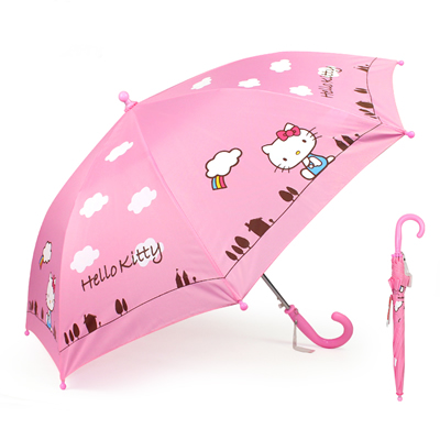 凱蒂貓卡通兒童雨傘定制