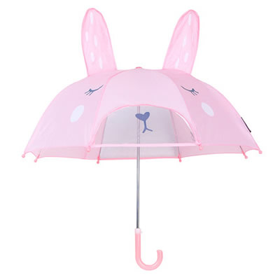 創業造型兔子兒童雨傘